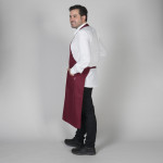 Apron with bib for sommelier with round neck GARY'S