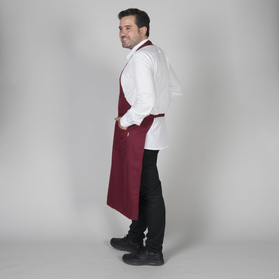 Avental com peito para sommelier de gola redonda GARY'S