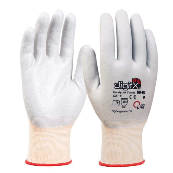 12 pares de luvas Gama Digitx HandyLlux revestido