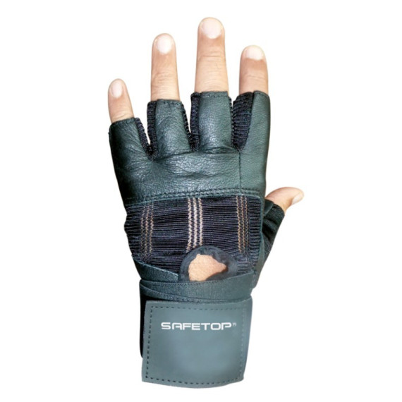 12 pares de Guantes Textiles Muñequera (Talla XL)