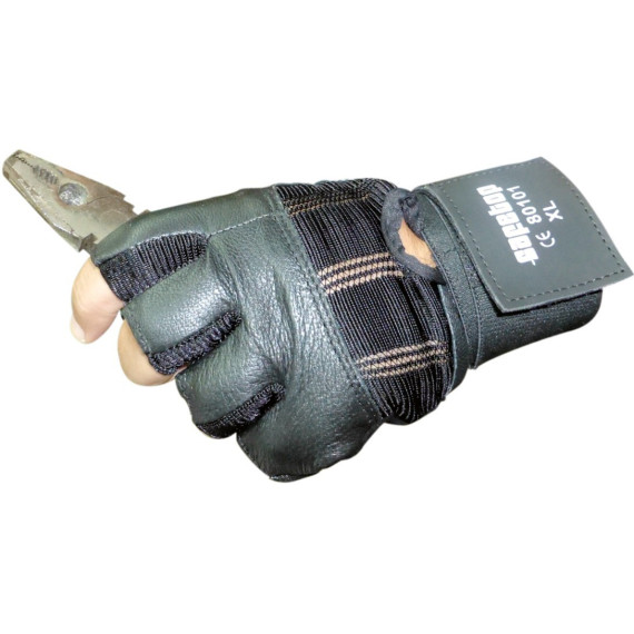12 pares de Guantes Textiles Muñequera (Talla XL)
