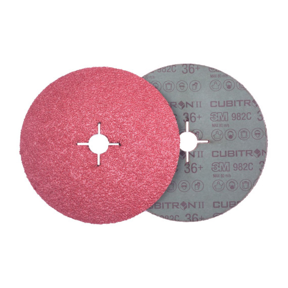 Discos de fibra de 3M cubitron II - 982C 181690 (25 Unds)