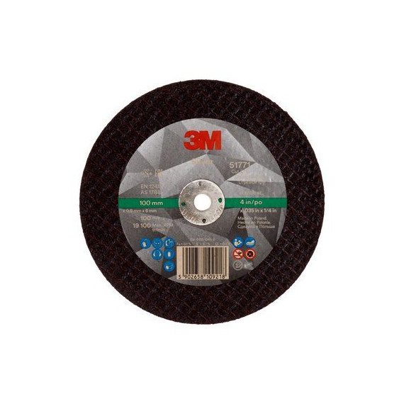 3M silberne Schneidscheiben flach 51771 (50 unds)