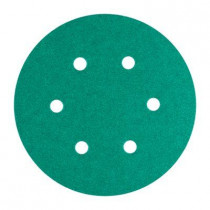 245 grüne Scheiben - mit 6 Löchern 150 mm (50 unds)