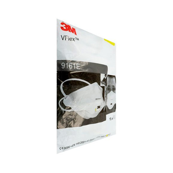 3M VFlex Disposable Mask FFP1 with Valvula 9161 (15 masks)