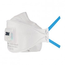 Maschera per particelle 3M Aura FFP2 con valvola 9322 + GEN3-SP (5 maschere)