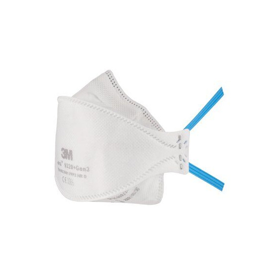 Mascarilla para partículas 3M Aura FFP2 sin válvula 9320+Gen3-SP (5 mascarillas)