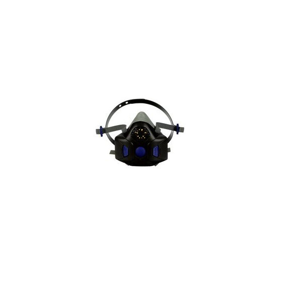Un demi-masque facial réutilisable avec diaphragme de communication sécurisé de 3M cliquez sur HF-801SD