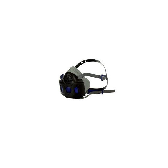 Un demi-masque facial réutilisable avec diaphragme de communication sécurisé de 3M cliquez sur HF-801SD