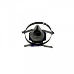Un demi-masque facial réutilisable avec diaphragme de communication sécurisé de 3M cliquez sur HF-801SD