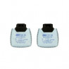 Filtro de partículas P2 R 3M Secure Click com alívio de níveis de vapores D3128 (10 pares)