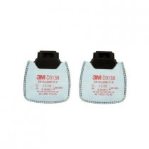Filtro de partículas P3 R 3M Secure Click con alivio de niveles de vapores D3138 (10 pares)