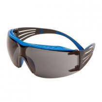 3M SecureFit 400X Gafas de seguridad, montura azul/gris, recubrimiento antiempañante Scotchgard (K&N), SF402XSGAF-BLU-EU