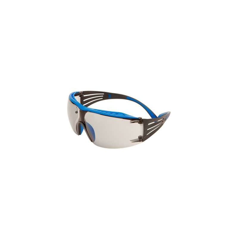 3M SecureFit 400X Gafas de seguridad, montura azul/gris, recubrimiento antiempañante Scotchgard (K&N), SF407XSGAF-BLU-EU