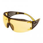 3M SecureFit 400X Gafas de seguridad, montura amarilla/negra, recubrimiento antiempañante Scotchgard (K&N), SF403XSGAF-YEL