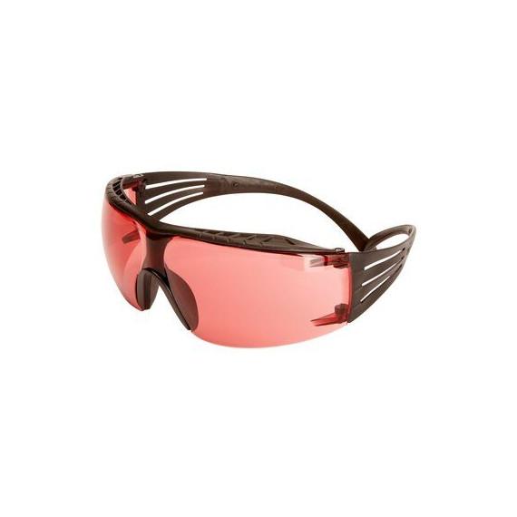 3M SecureFit 400X Gafas de seguridad, montura negra/negra, recubrimiento antiempañante Scotchgard (K&N), SF422XSGAF-BLK