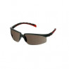 Verres de sécurité avec lentille grise et ardoises gris/rouge ScotchgardTM (K fakeN) Solus 3M