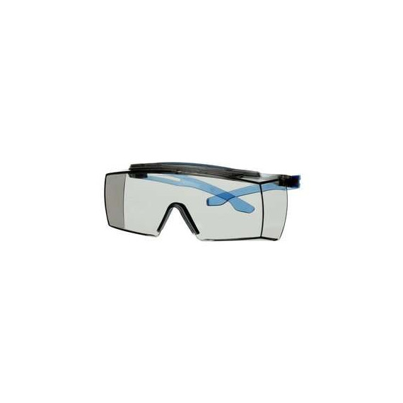 Cubregafas 3M SecureFit 3700, montura azul, visera protección, Scotchgard Anti-Empañamiento (K&N), SF3707XSGAF (20 Unds)
