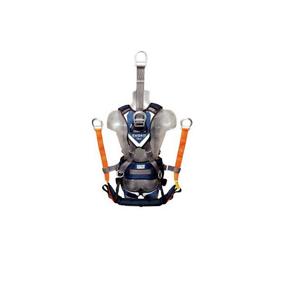 Arnês de subida e posicionamento para refinarias cinzentas 3M dbi-room exopit nex 1114016