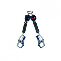 Sistema anticaída personal retráctil, de doble ramal, cincha, 1.8 m 3M DBI-SALA Nano-Lok 3101718