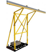 Sistema de anclaje de riel de contrapeso de altura fija sin concreto, 2 usuarios 3M DBI-SALA Flexiguard 8560024