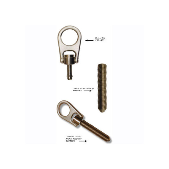 Retention Wandankereinheit aus Edelstahl 22 kN 3M DBI-Raum 2101003