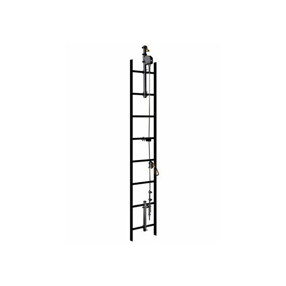 Sistema de segurança vertical com cabo, 2 usuários, aço galvanizado LAD-SAF DBI-Room 3M Bracketry 6116631