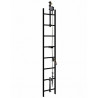 Vertical safety system with cable, 2 users, Lad-Saf galvanized steel 3M Bracketry 6116631