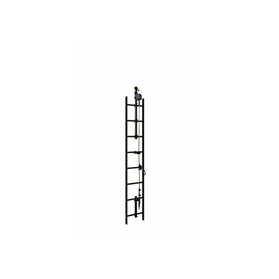 Sistema de segurança vertical com cabo, 4 usuários, aço galvanizado LAD-SAF DBI-Room 3M Bracketry 6116633