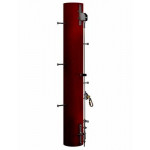 Sistema de segurança vertical Apoio de pós de madeira, 2 usuários, aço galvanizado 3M DBI-Room Lad-Saf 6116635
