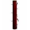 Sistema de segurança vertical Suporte para poste de madeira, 2 usuários, aço galvanizado 3M DBI-SALA Lad-Saf 6116635