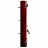 Sistema de seguridad vertical Soporte para poste de madera, 2 usuarios, acero galvanizado 3M DBI-SALA Lad-Saf 6116635