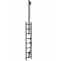 Sistema de seguridad cable vertical Soporte, extensión de ascenso, 2 usuarios, acero galvanizado 3M DBI-SALA Lad-Saf 6116636