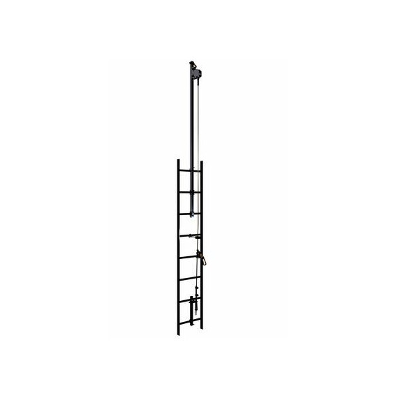 Safety system Vertical cable stand, promotion extension, 2 users, galvanized steel 3m dbi-room LAD-SAF 6116636