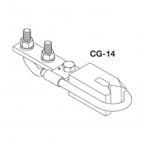 Guía de cable, aplicación de escalera, acero galvanizado, guía recta 3M DBI-SALA Lad-Saf 6100530