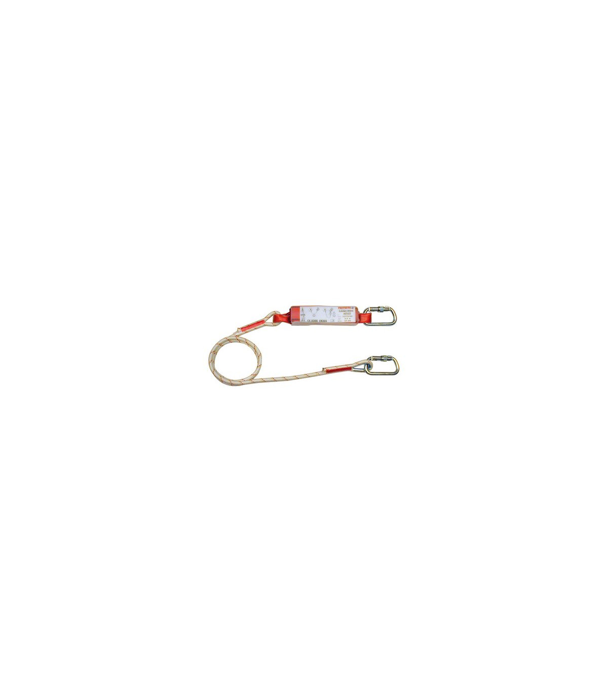 Sling with energy absorber, Kernmantle rope, single branch, 1.50 m 3M  Protect the Sanchoc AE522/1