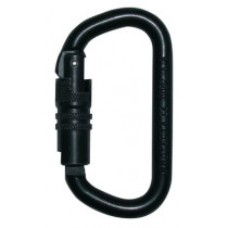 Mosquetón autoblocante, puerta de 17 mm negra PROTECTA de 3M AJ521