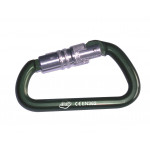 Carabiner de bloqueio de fiação de alumínio de abertura de 17 mm, resistência de 28 KN531