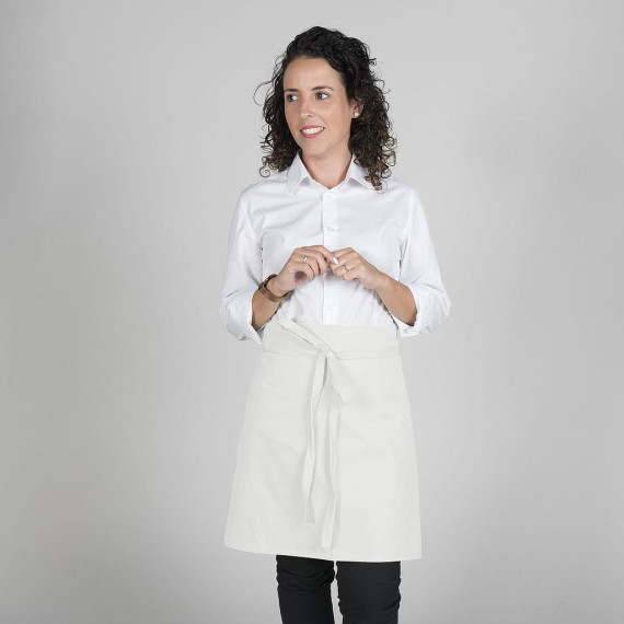 Apron for services without Peto Gary's in smooth colors