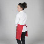 Avental curto da cozinha sem petto com bolso central de Gary