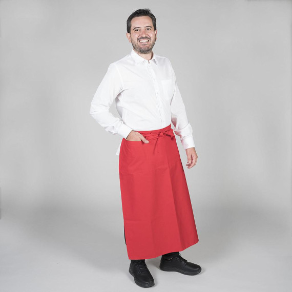 Tablier français avec poche fabriqué à Sarga Gary's