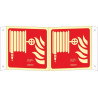 Panoramic fire hydrant extinction signal, without luminescent text Sekueco