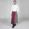 GARY'S combined open French apron with side pocket