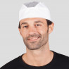 GARY'S Classic Boater Chef Hat with Grid Top