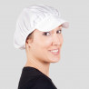 Chapeau unisexe en popelin blanc avec grille semi-rigide GARY'S (10 Unds)