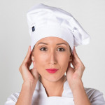 Great Blanco Chef Chapeau Gary avec fermeture velcro