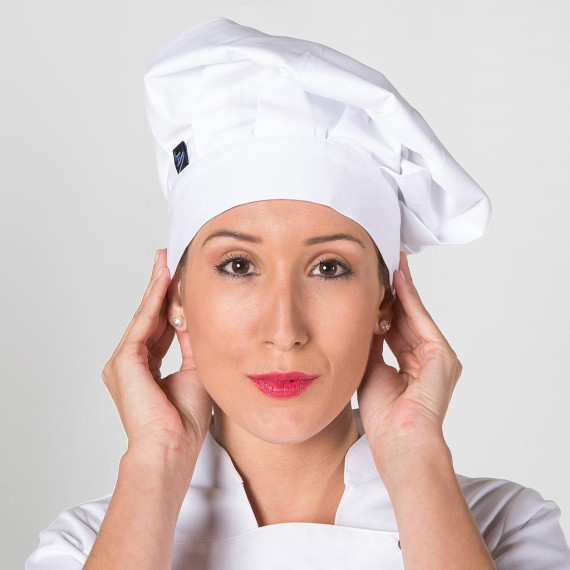 Great Blanco Chef Chapeau Gary avec fermeture velcro