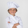 Chapeau de chef pour enfants en sarga polyester GARY'S Blanc