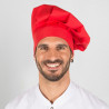 Chapeau de cuisinier unisexe de type champignon