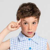 Babi infantil sin mangas con cierre de botones centrales GARY'S